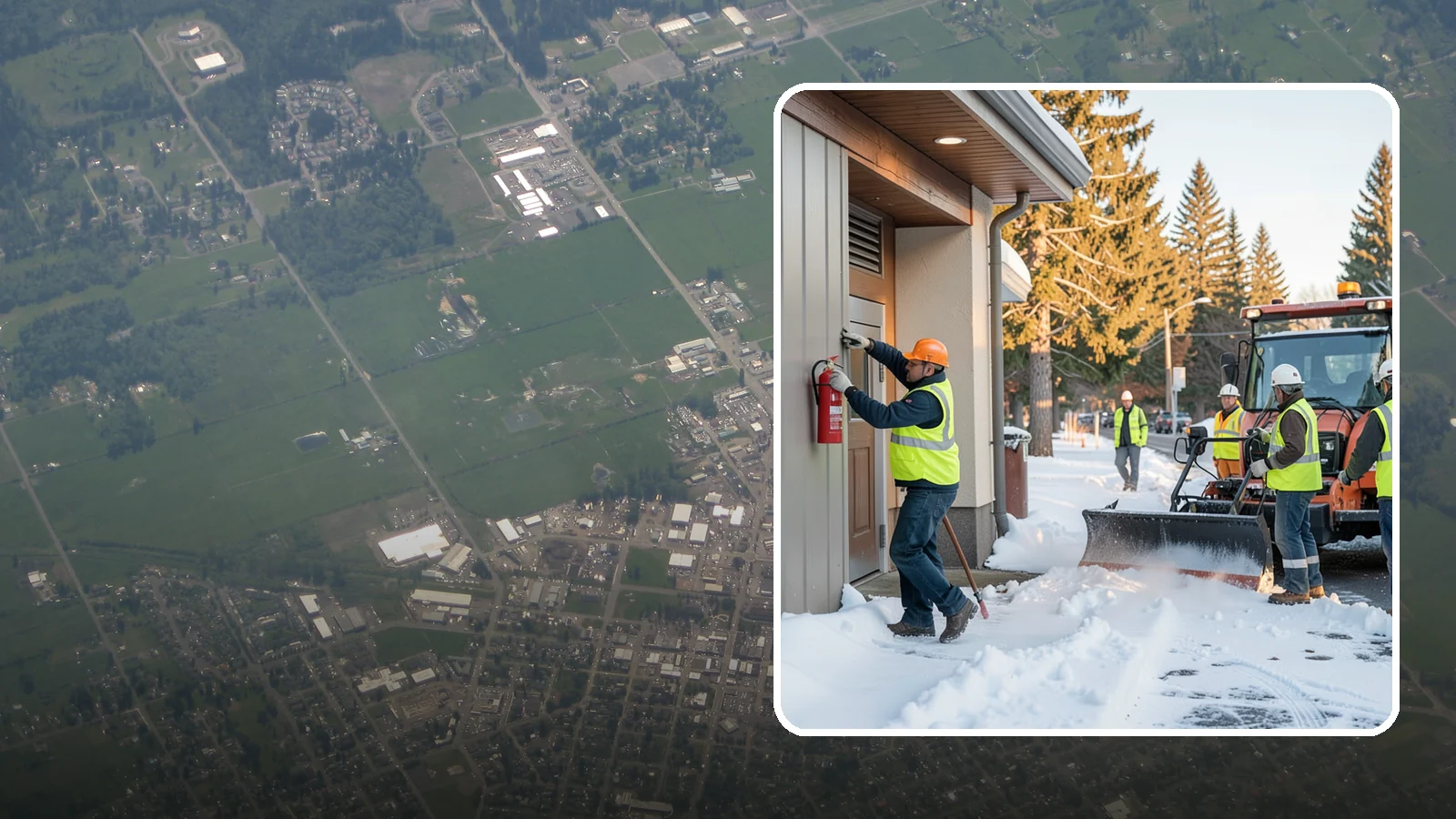 Fire Extinguisher Service in Enumclaw, King County, WA - Portable fire extinguisher inspection, recharge, and certification for public buildings and facilities.
