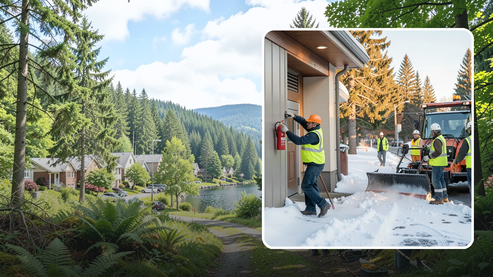 Fire Extinguisher Service in Lake Forest Park, King County, WA - Portable fire extinguisher inspection, recharge, and certification for public buildings and facilities.