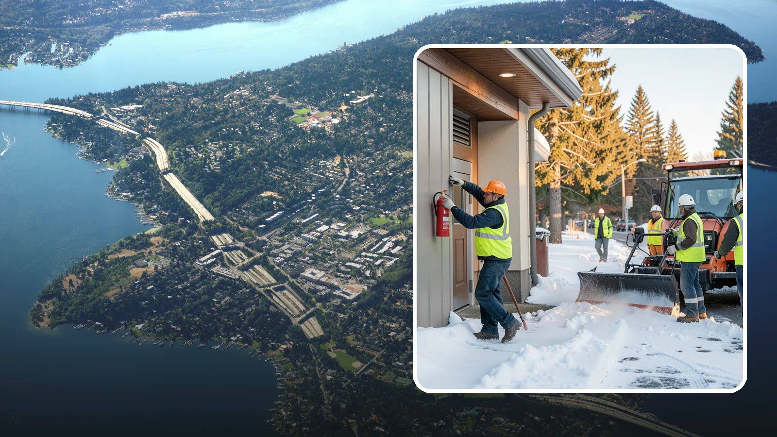 Fire Extinguisher Service in Mercer Island, King County, WA - Portable fire extinguisher inspection, recharge, and certification for public buildings and facilities.