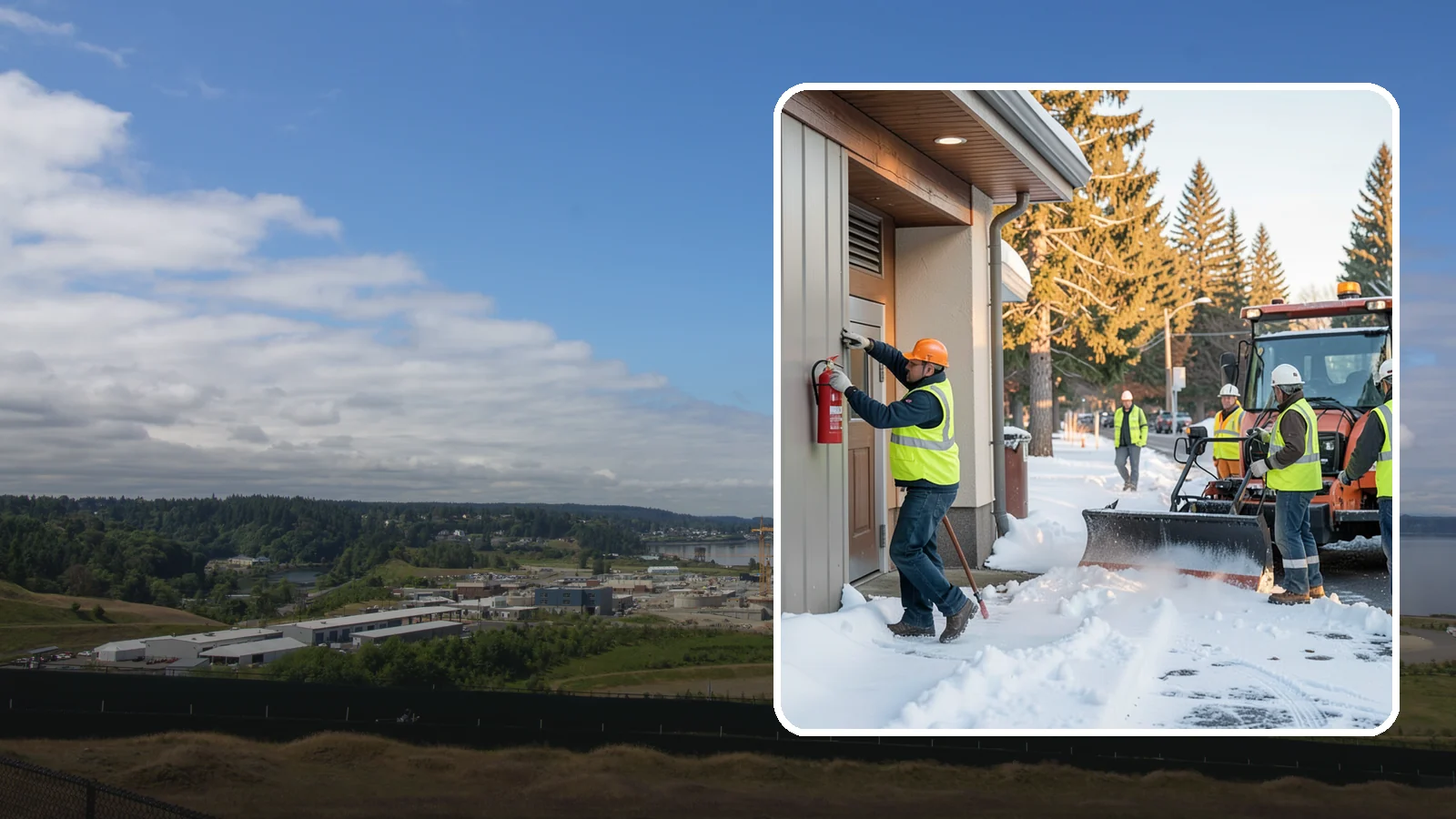 Fire Extinguisher Service in University Place, Pierce County, WA - Portable fire extinguisher inspection, recharge, and certification for public buildings and facilities.