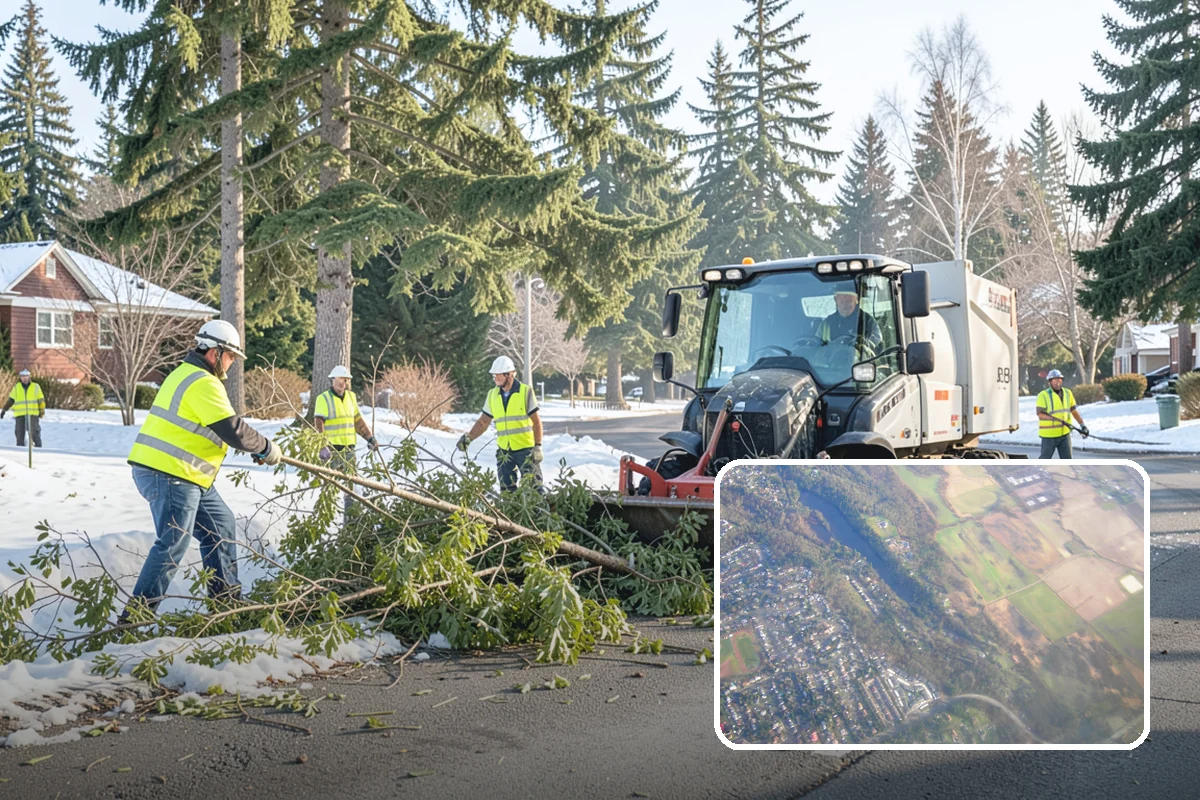 Firebreak Maintenance in Algona, King County, WA - Reduces wildfire spread risk around public lands