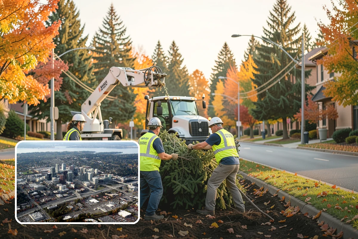 Firebreak Maintenance in Bellevue, King County, WA - Reduces wildfire spread risk around public lands