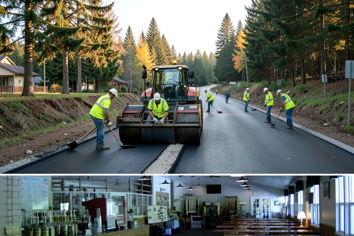 Firebreak Maintenance in Black Diamond, King County, WA - Firebreak maintenance is completed in late spring to early summer, ahead of Western Washington's dry fire season.