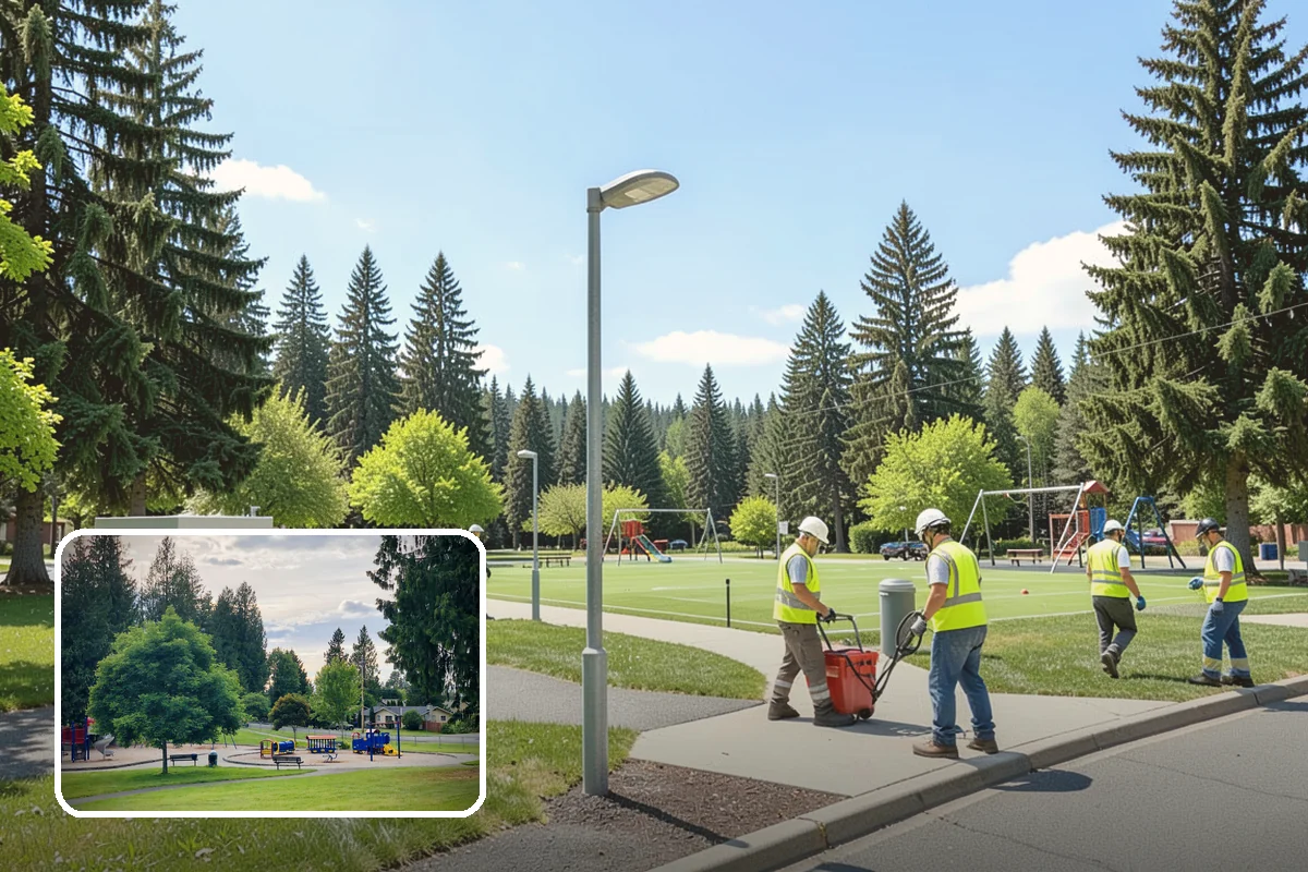 Firebreak Maintenance in Bonney Lake, Pierce County, WA - Reduces wildfire spread risk around public lands