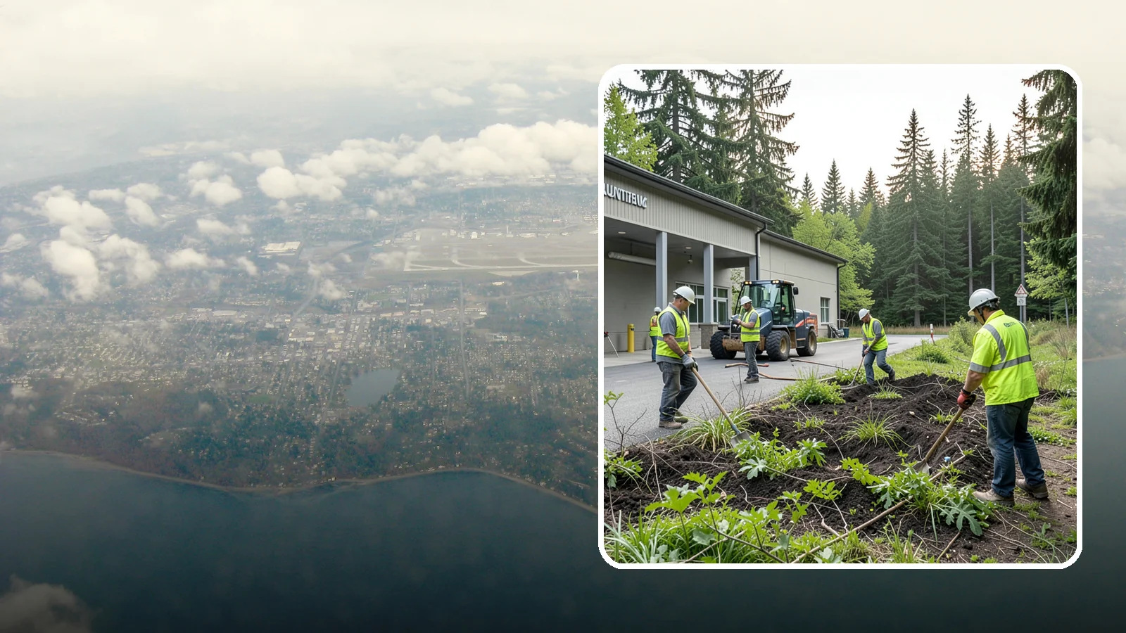 Firebreak Maintenance in Burien, King County, WA - Maintenance of firebreaks and fuel breaks to reduce wildfire risk around public open space.