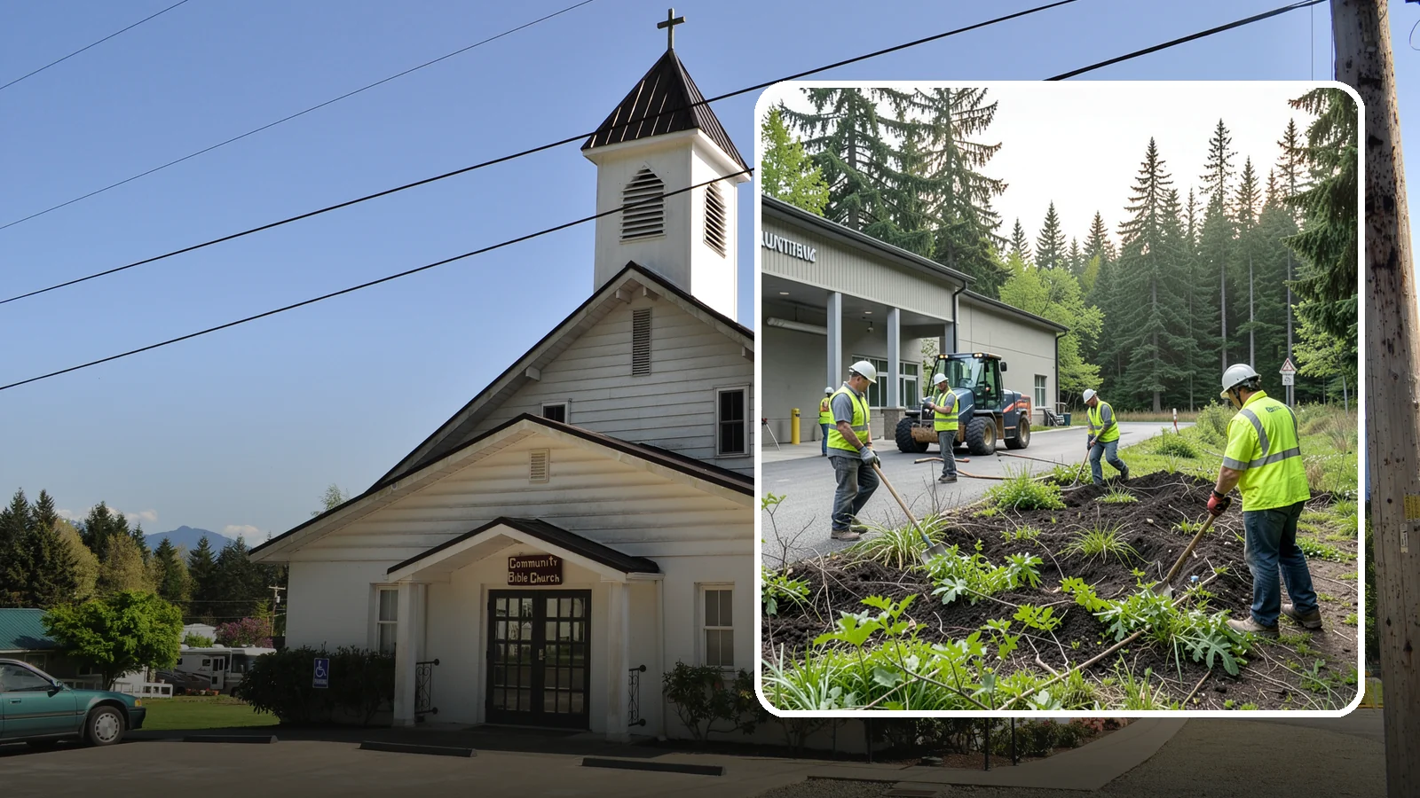 Firebreak Maintenance in Concrete, Skagit County, WA - Maintenance of firebreaks and fuel breaks to reduce wildfire risk around public open space.