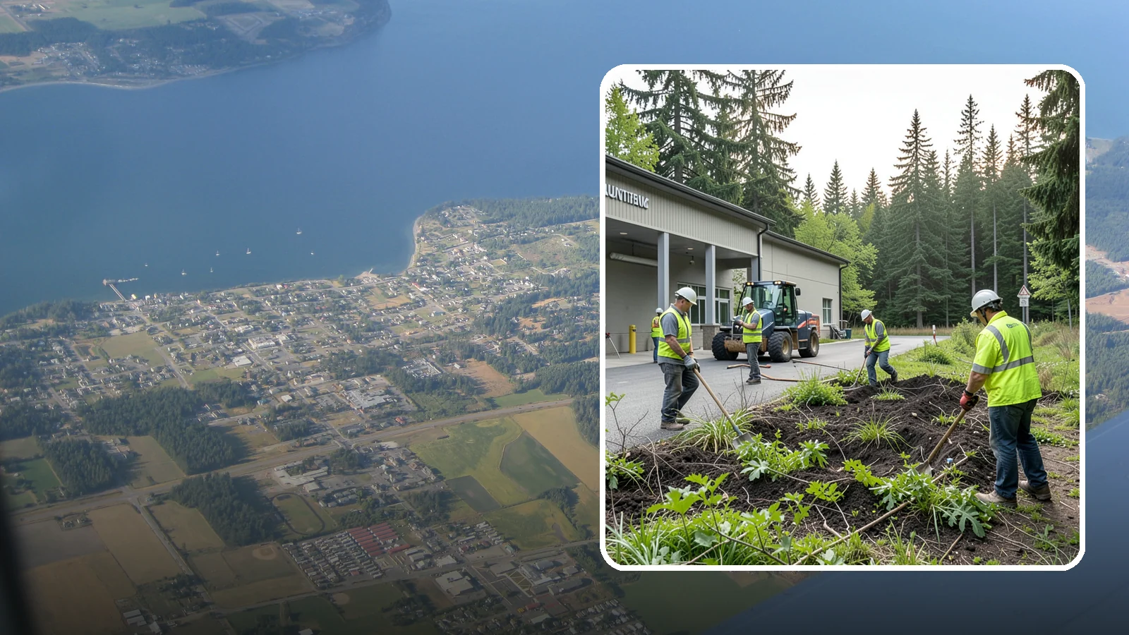 Firebreak Maintenance in Coupeville, Island County, WA - Maintenance of firebreaks and fuel breaks to reduce wildfire risk around public open space.