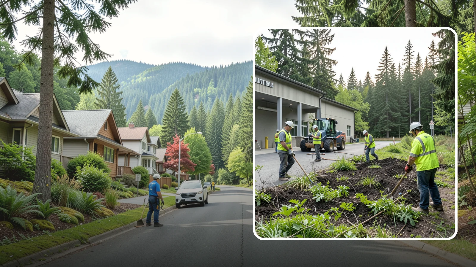 Firebreak Maintenance in Darrington, Snohomish County, WA - Maintenance of firebreaks and fuel breaks to reduce wildfire risk around public open space.