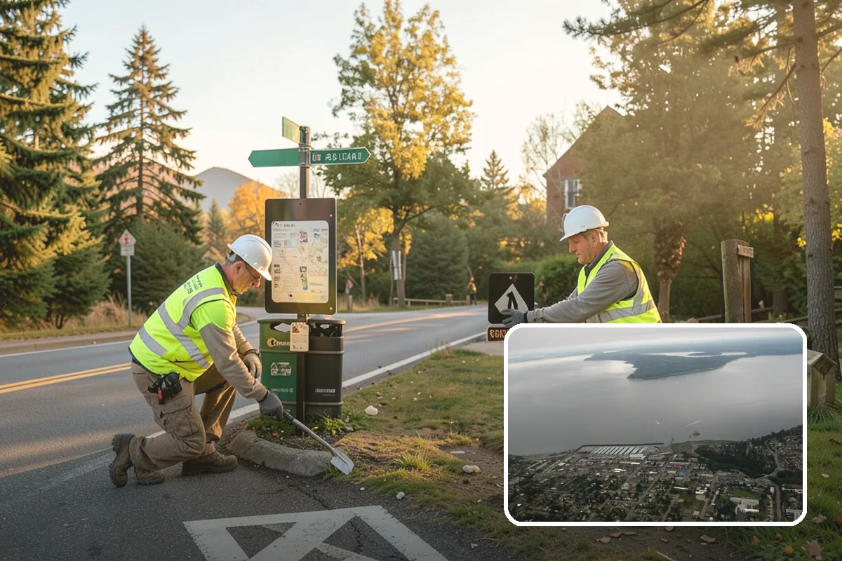Firebreak Maintenance in Des Moines, King County, WA - Reduces wildfire spread risk around public lands