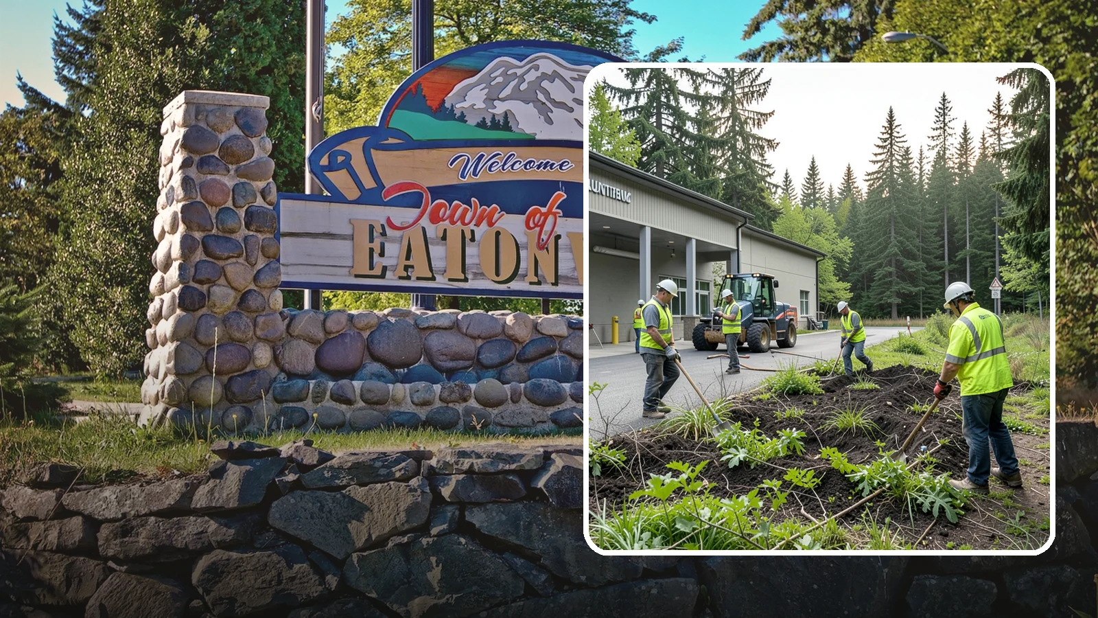 Firebreak Maintenance in Eatonville, Pierce County, WA - Maintenance of firebreaks and fuel breaks to reduce wildfire risk around public open space.