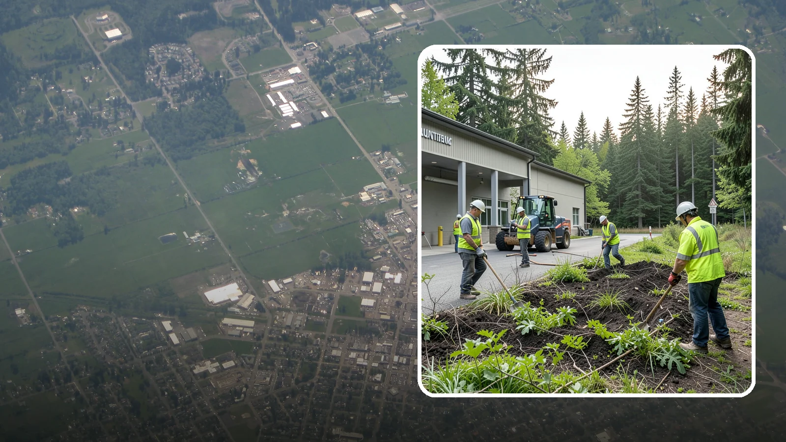 Firebreak Maintenance in Enumclaw, King County, WA - Maintenance of firebreaks and fuel breaks to reduce wildfire risk around public open space.