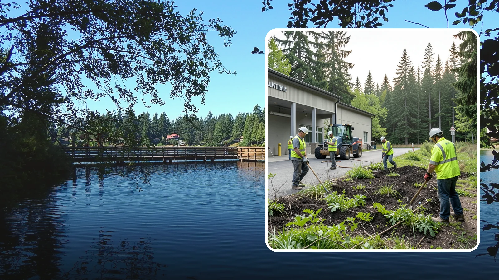 Firebreak Maintenance in Federal Way, King County, WA - Maintenance of firebreaks and fuel breaks to reduce wildfire risk around public open space.