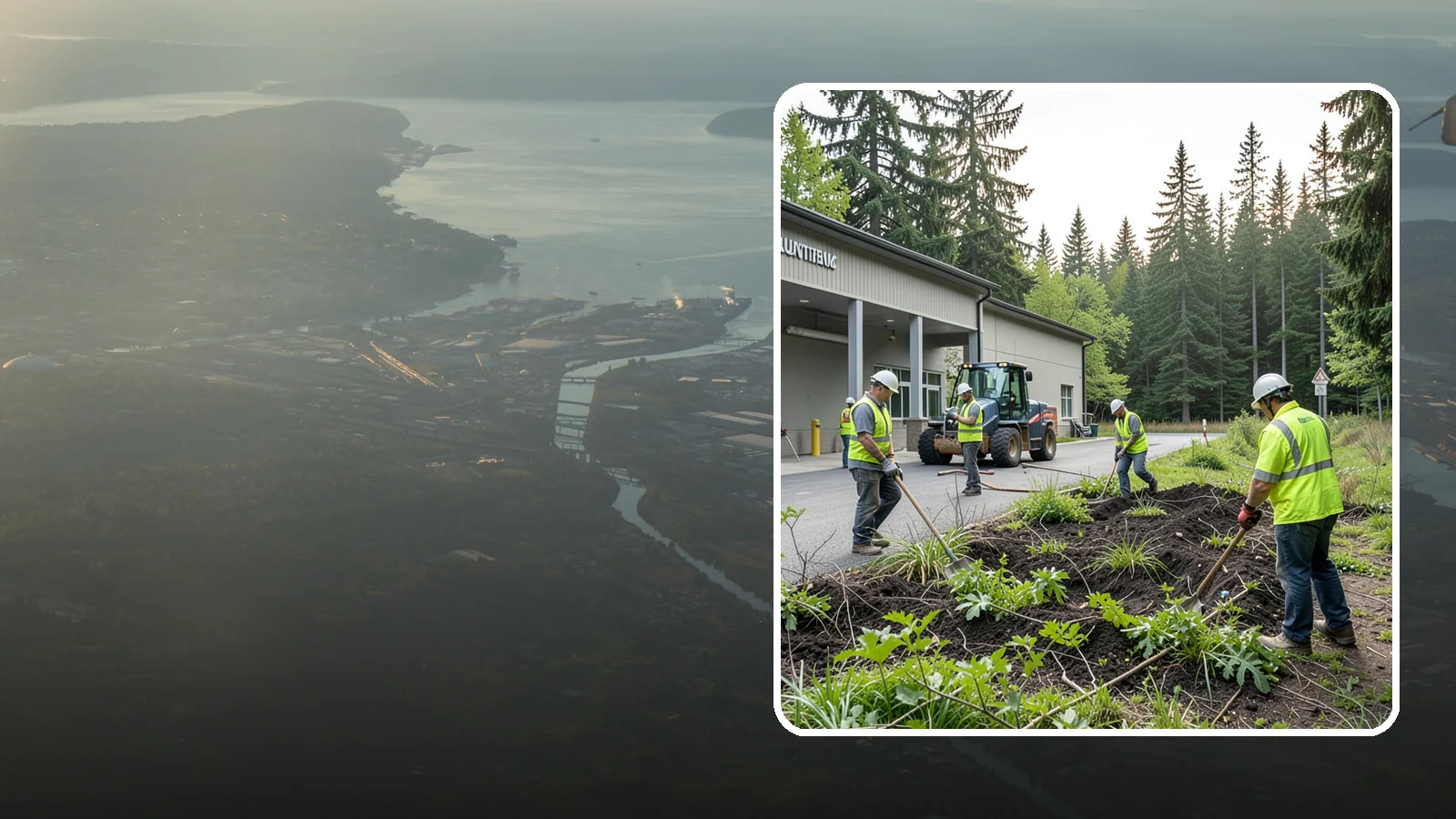 Firebreak Maintenance in Fife, Pierce County, WA - Maintenance of firebreaks and fuel breaks to reduce wildfire risk around public open space.