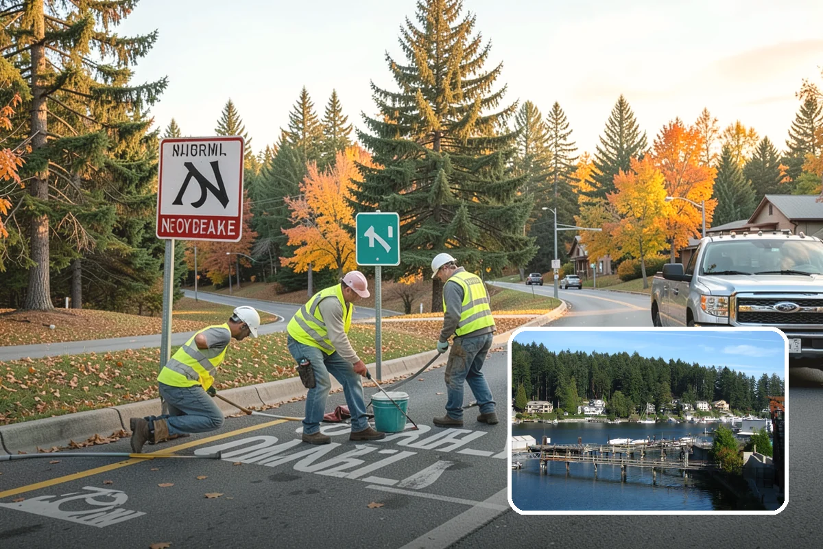 Firebreak Maintenance in Gig Harbor, Pierce County, WA - Reduces wildfire spread risk around public lands