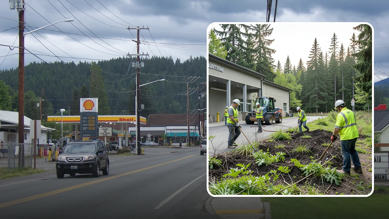 Firebreak Maintenance in Granite Falls, Snohomish County, WA - Maintenance of firebreaks and fuel breaks to reduce wildfire risk around public open space.