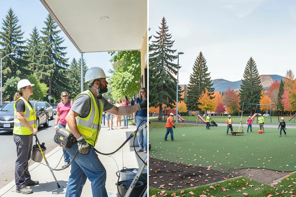Firebreak Maintenance in Granite Falls, Snohomish County, WA - Confirm firebreak locations, widths, and standards with the fire district