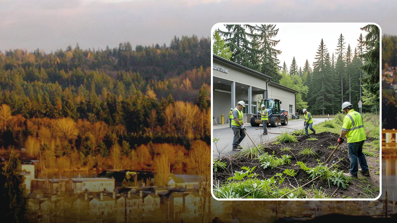 Firebreak Maintenance in Kenmore, King County, WA - Maintenance of firebreaks and fuel breaks to reduce wildfire risk around public open space.