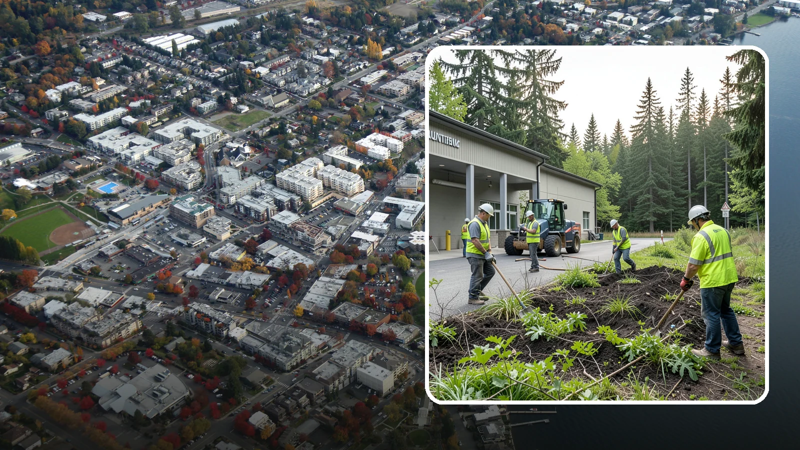 Firebreak Maintenance in Kirkland, King County, WA - Maintenance of firebreaks and fuel breaks to reduce wildfire risk around public open space.