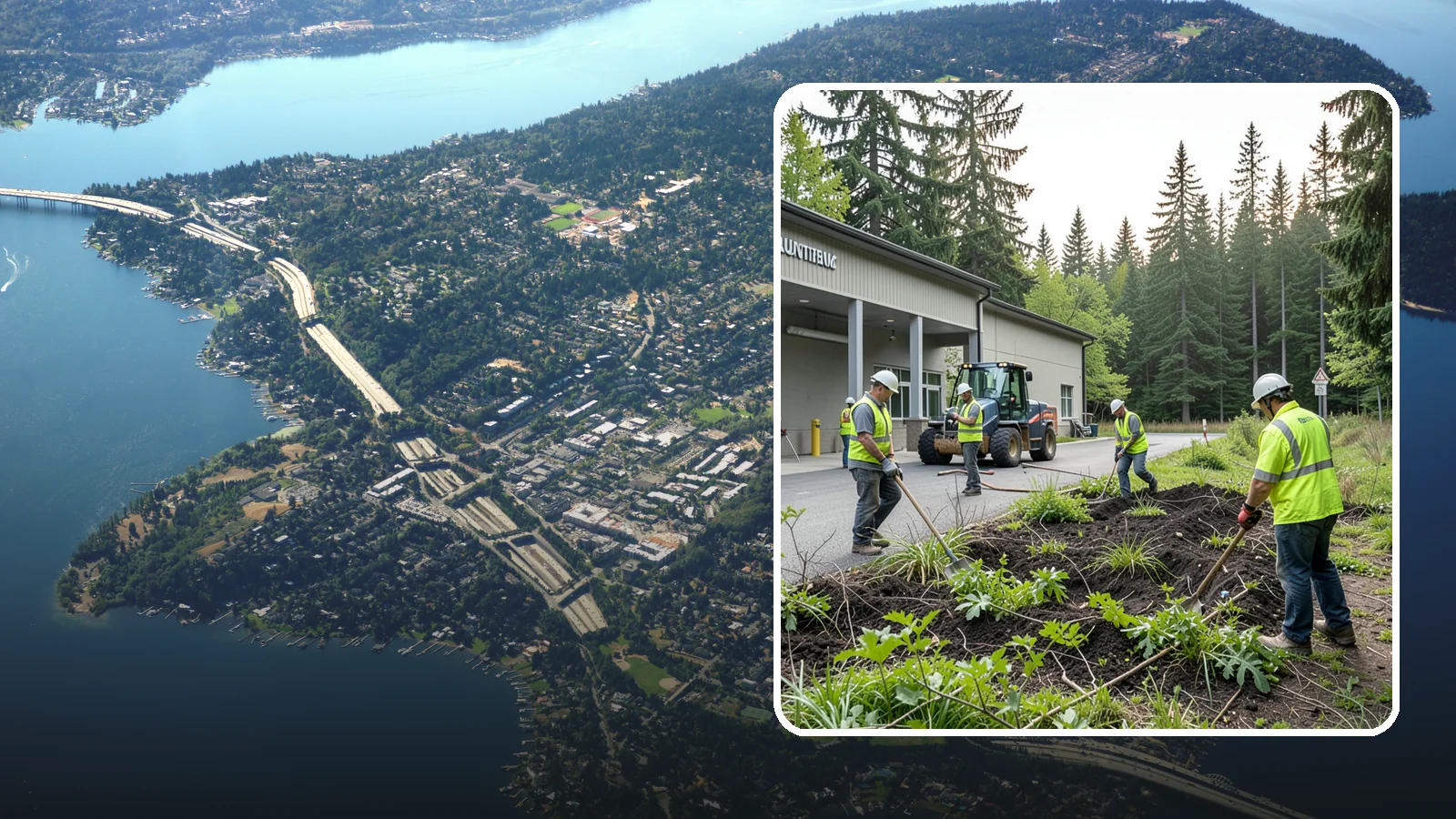 Firebreak Maintenance in Mercer Island, King County, WA - Maintenance of firebreaks and fuel breaks to reduce wildfire risk around public open space.