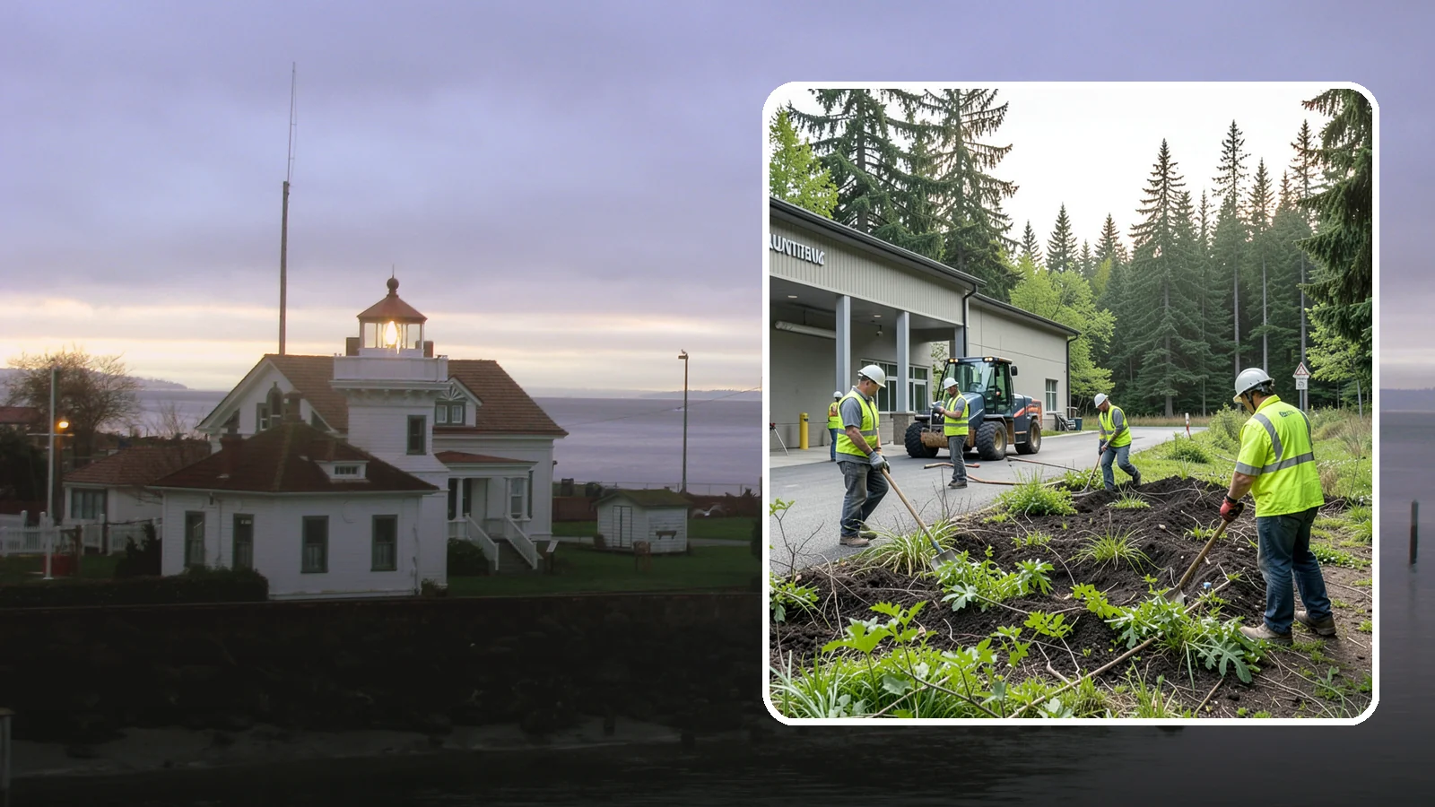 Firebreak Maintenance in Mukilteo, Snohomish County, WA - Maintenance of firebreaks and fuel breaks to reduce wildfire risk around public open space.