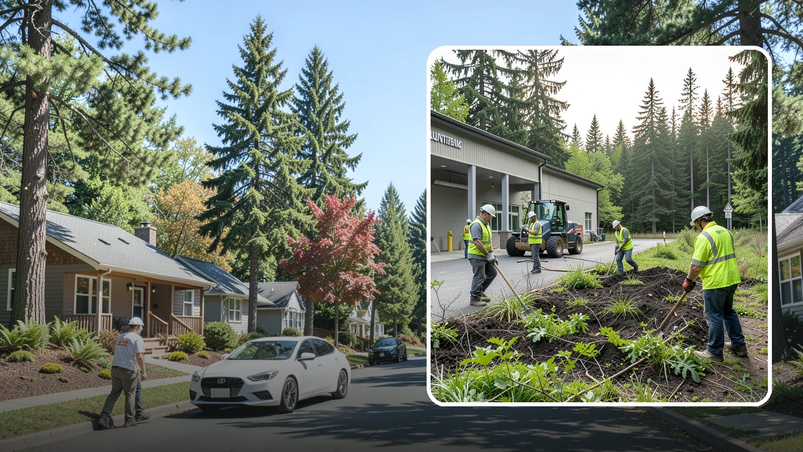 Firebreak Maintenance in Orting, Pierce County, WA - Maintenance of firebreaks and fuel breaks to reduce wildfire risk around public open space.