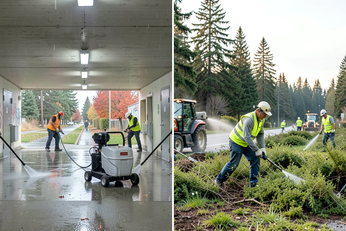 Firebreak Maintenance in Pacific, King County, WA - Confirm firebreak locations, widths, and standards with the fire district