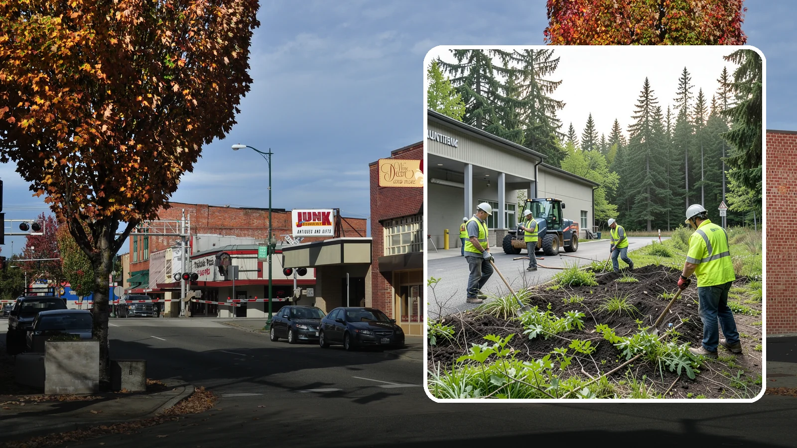 Firebreak Maintenance in Puyallup, Pierce County, WA - Maintenance of firebreaks and fuel breaks to reduce wildfire risk around public open space.