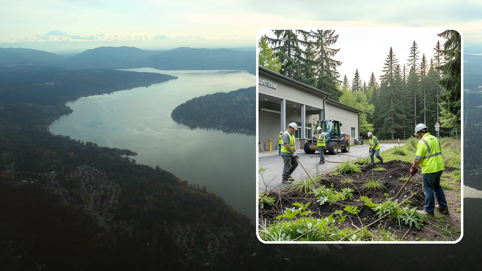 Firebreak Maintenance in Sammamish, King County, WA - Maintenance of firebreaks and fuel breaks to reduce wildfire risk around public open space.