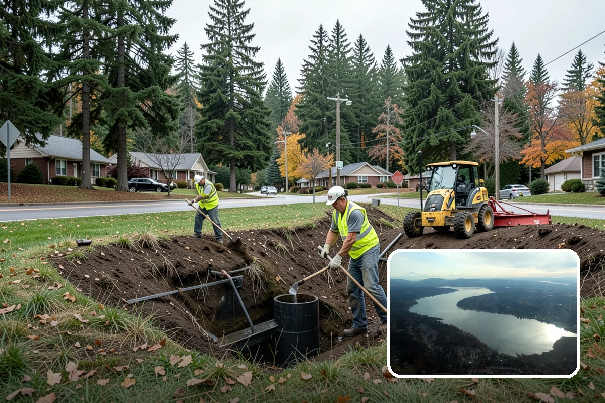 Firebreak Maintenance in Sammamish, King County, WA - Reduces wildfire spread risk around public lands