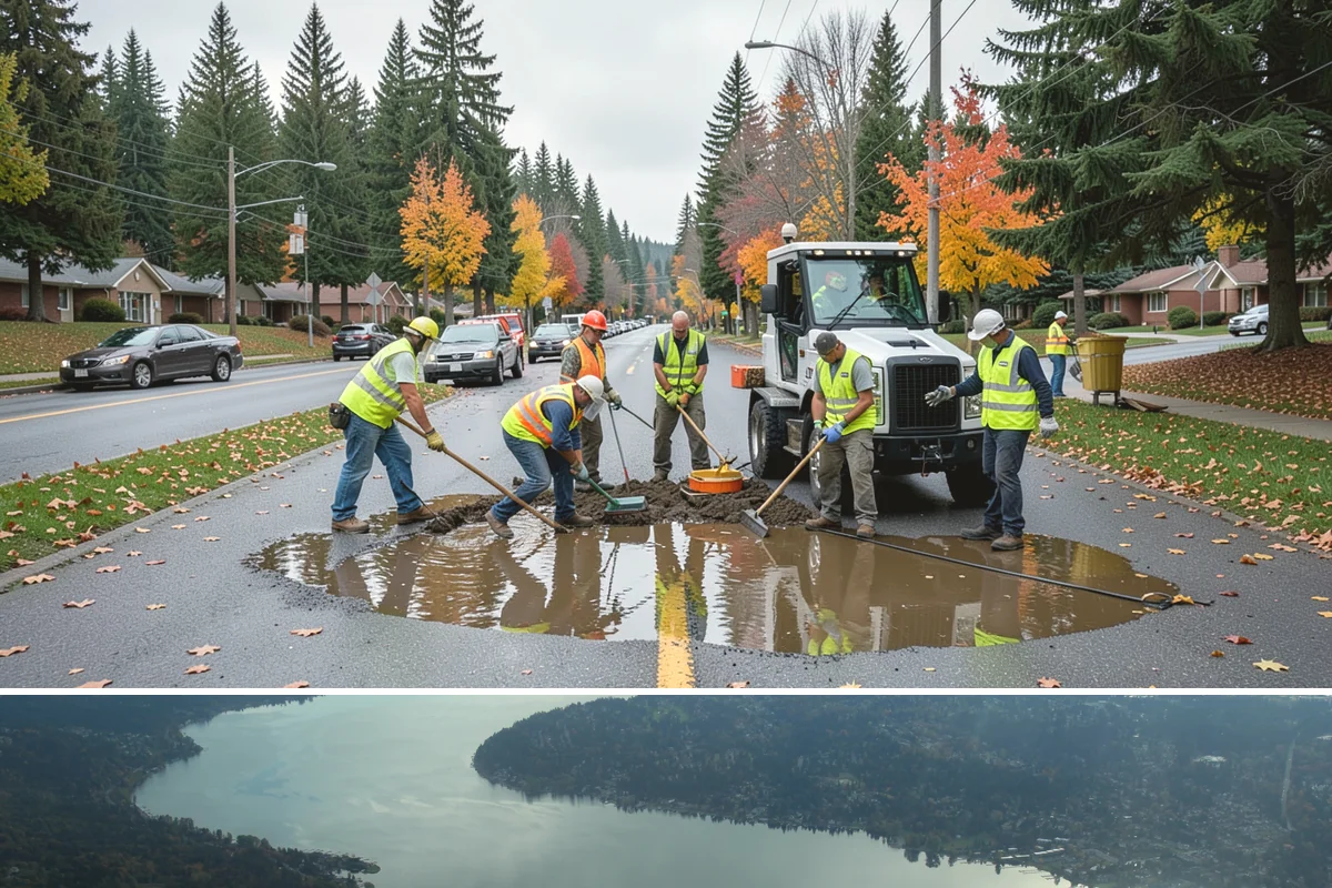 Firebreak Maintenance in Sammamish, King County, WA - Firebreak maintenance is completed in late spring to early summer, ahead of Western Washington's dry fire season.