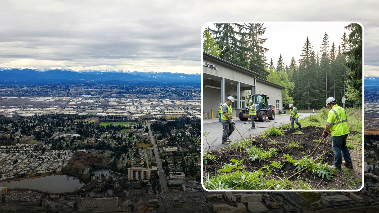 Firebreak Maintenance in SeaTac, King County, WA - Maintenance of firebreaks and fuel breaks to reduce wildfire risk around public open space.