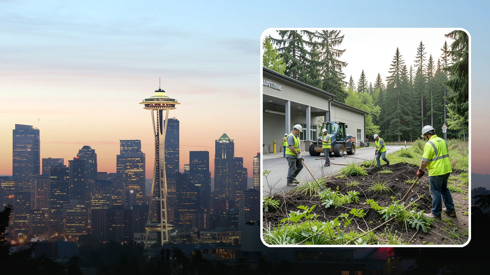 Firebreak Maintenance in Seattle, King County, WA - Maintenance of firebreaks and fuel breaks to reduce wildfire risk around public open space.