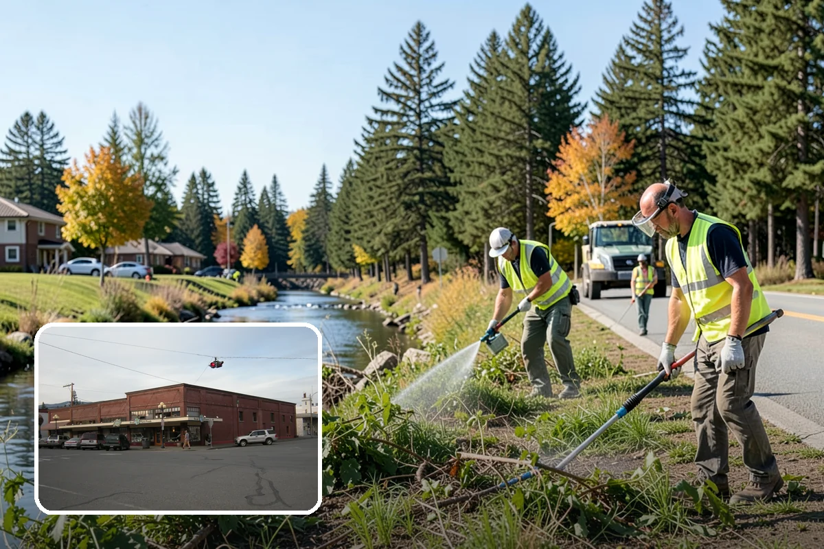 Firebreak Maintenance in Sedro-Woolley, Skagit County, WA - Reduces wildfire spread risk around public lands