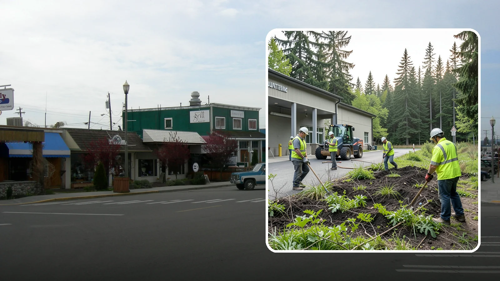 Firebreak Maintenance in Stanwood, Snohomish County, WA - Maintenance of firebreaks and fuel breaks to reduce wildfire risk around public open space.