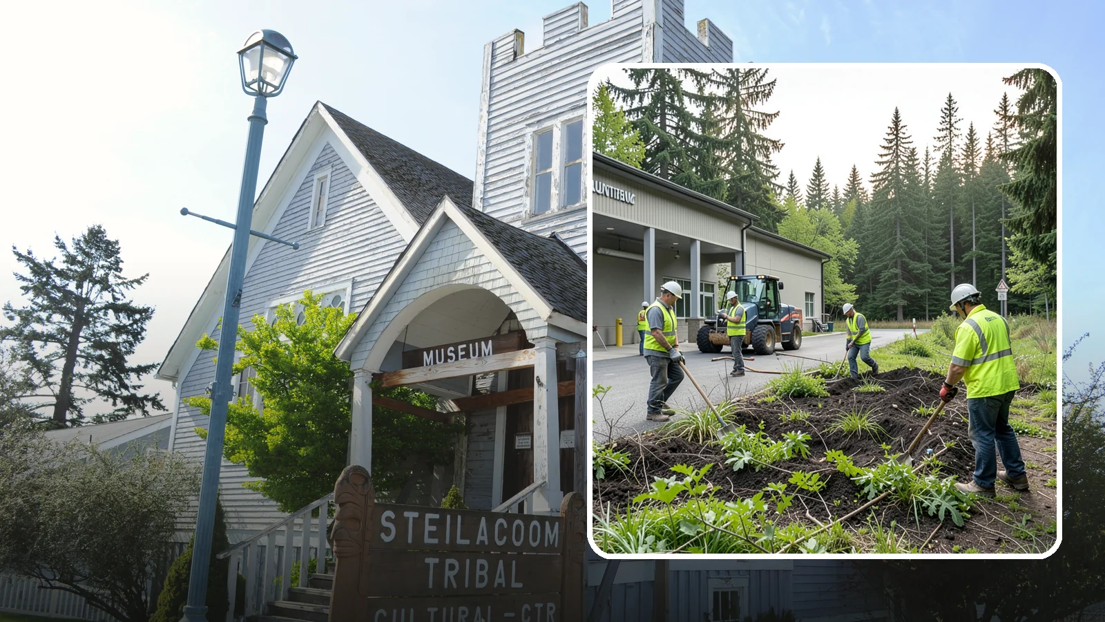 Firebreak Maintenance in Steilacoom, Pierce County, WA - Maintenance of firebreaks and fuel breaks to reduce wildfire risk around public open space.