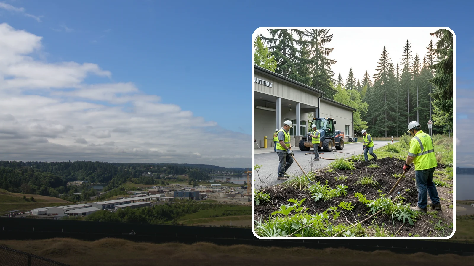 Firebreak Maintenance in University Place, Pierce County, WA - Maintenance of firebreaks and fuel breaks to reduce wildfire risk around public open space.