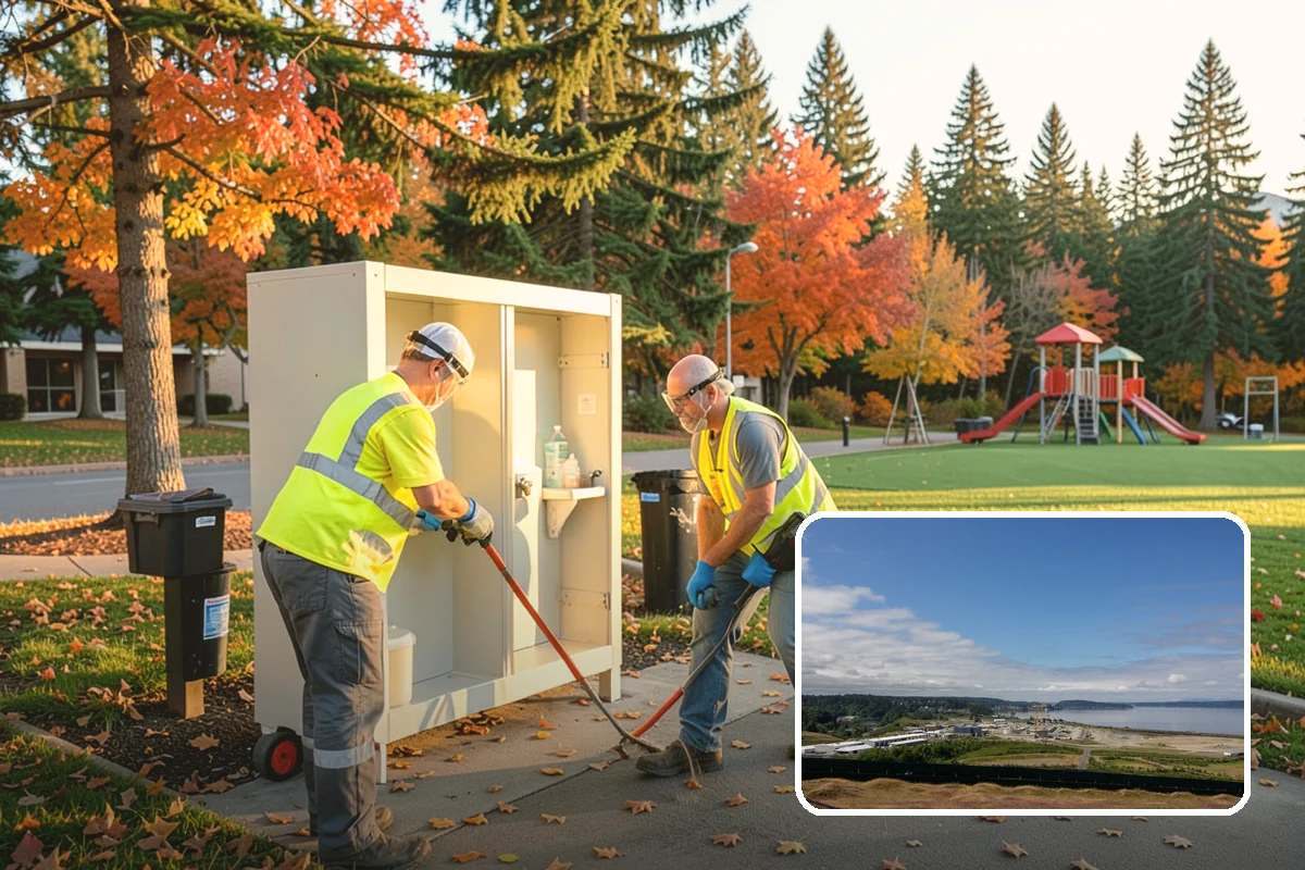 Firebreak Maintenance in University Place, Pierce County, WA - Reduces wildfire spread risk around public lands