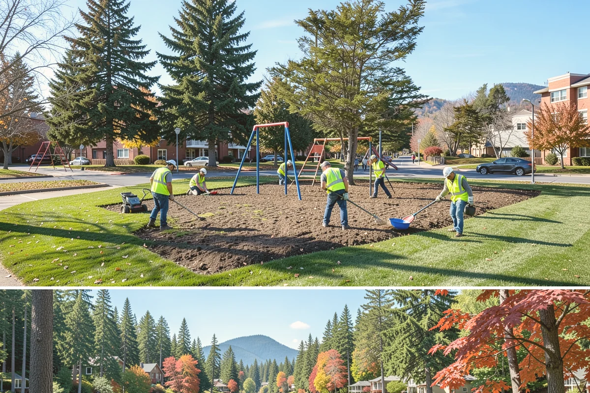 Fixture Replacement in Covington, King County, WA - Replacements can be scheduled year-round, with fall upgrades preparing sites for heavy winter lighting demand.