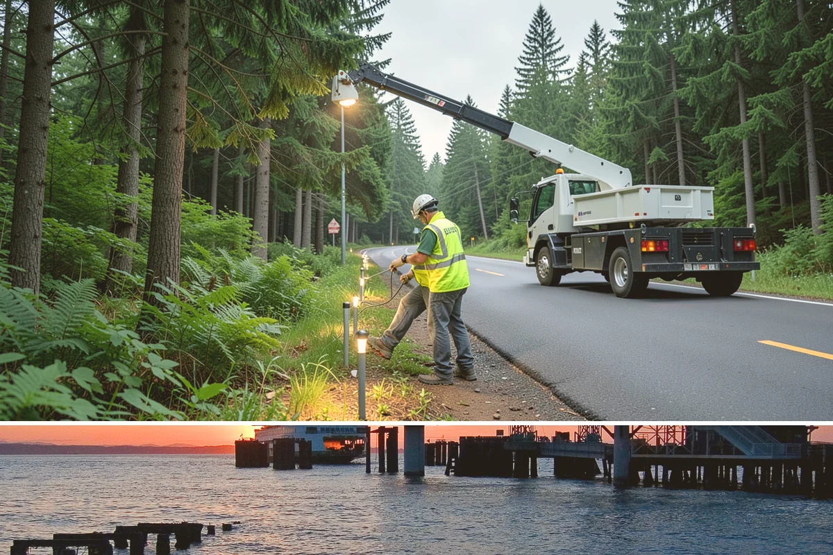 Fixture Replacement in Edmonds, Snohomish County, WA - Replacements can be scheduled year-round, with fall upgrades preparing sites for heavy winter lighting demand.