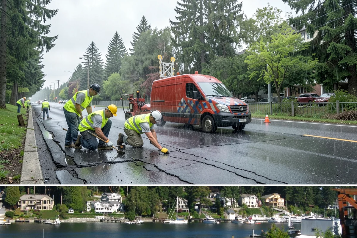 Fixture Replacement in Gig Harbor, Pierce County, WA - Replacements can be scheduled year-round, with fall upgrades preparing sites for heavy winter lighting demand.