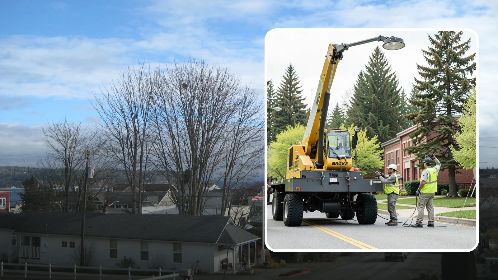 Fixture Replacement in Langley, Island County, WA - Replacement of failed or obsolete lighting fixtures with efficient, code-compliant units at public sites.