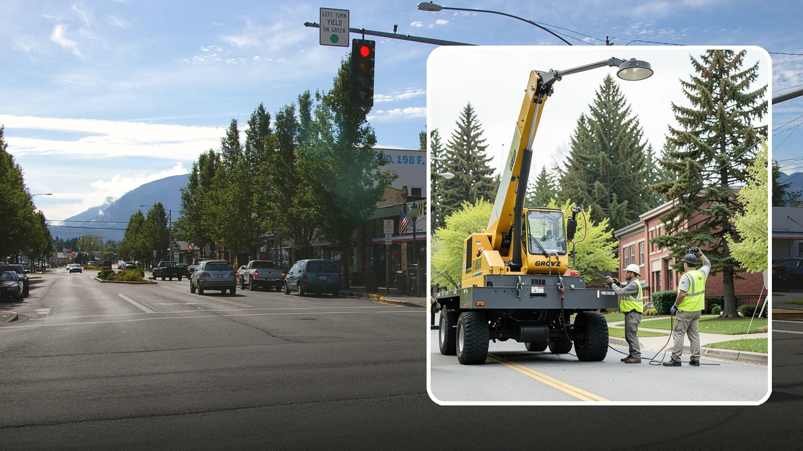 Fixture Replacement in North Bend, King County, WA - Replacement of failed or obsolete lighting fixtures with efficient, code-compliant units at public sites.