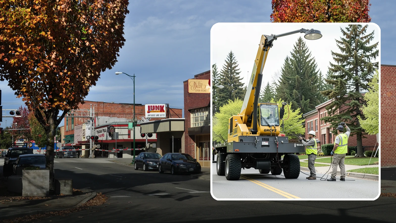Fixture Replacement in Puyallup, Pierce County, WA - Replacement of failed or obsolete lighting fixtures with efficient, code-compliant units at public sites.