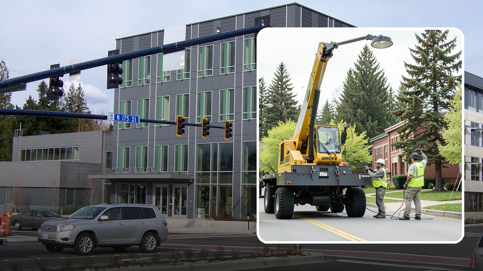 Fixture Replacement in Shoreline, King County, WA - Replacement of failed or obsolete lighting fixtures with efficient, code-compliant units at public sites.