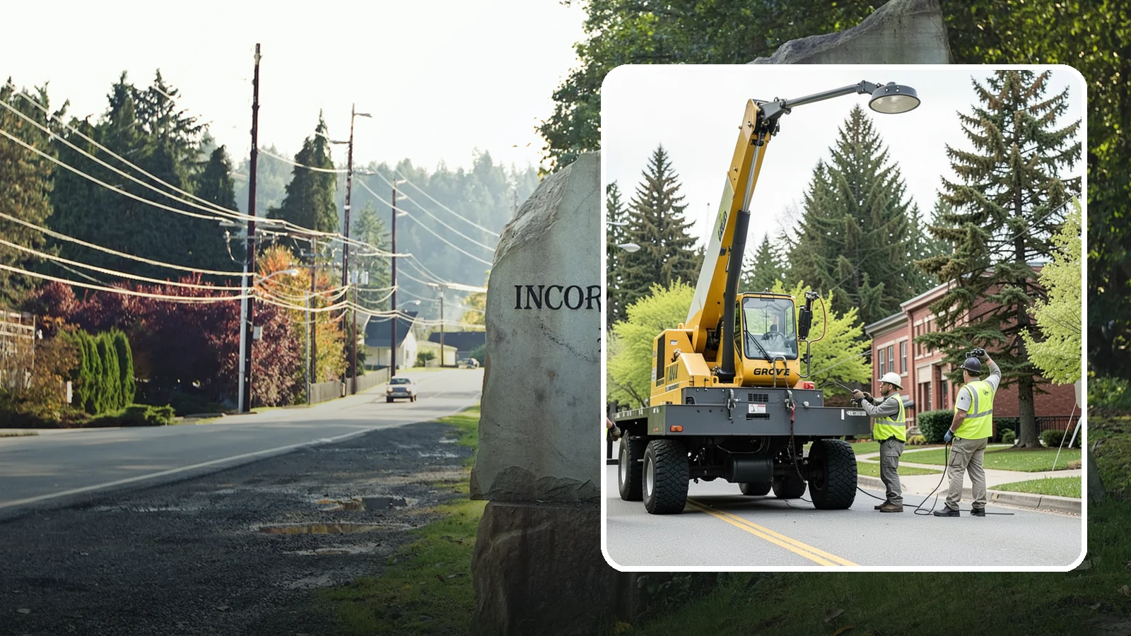 Fixture Replacement in Wilkeson, Pierce County, WA - Replacement of failed or obsolete lighting fixtures with efficient, code-compliant units at public sites.