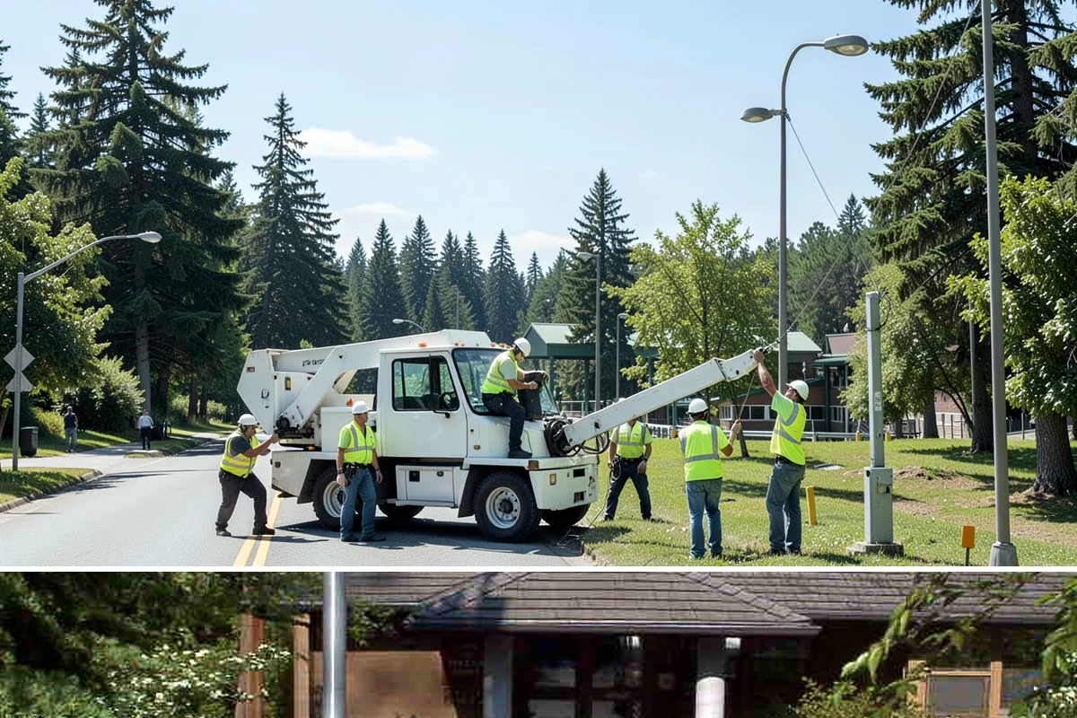 Fixture Replacement in Yarrow Point, King County, WA - Replacements can be scheduled year-round, with fall upgrades preparing sites for heavy winter lighting demand.