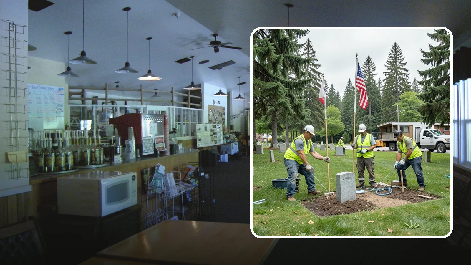Flag & Marker Installation in Black Diamond, King County, WA - Installation of memorial flags and grave markers at cemeteries and memorial sites across Western Washington.