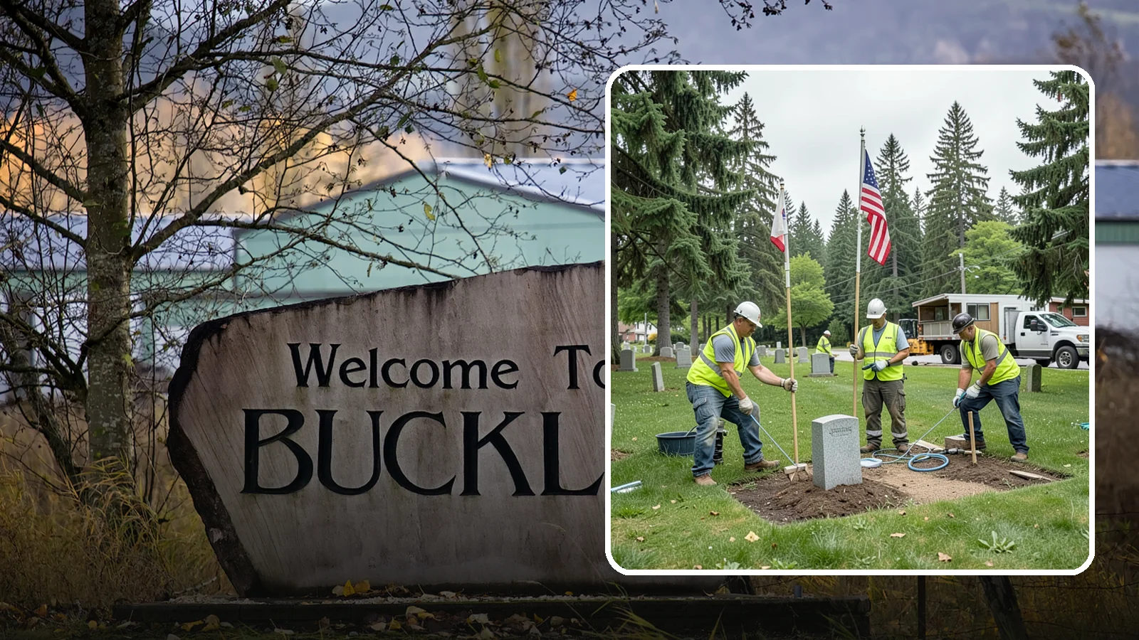 Flag & Marker Installation in Buckley, Pierce County, WA - Installation of memorial flags and grave markers at cemeteries and memorial sites across Western Washington.