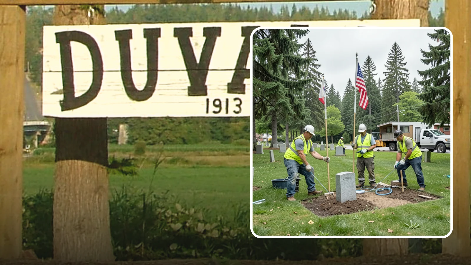 Flag & Marker Installation in Duvall, King County, WA - Installation of memorial flags and grave markers at cemeteries and memorial sites across Western Washington.
