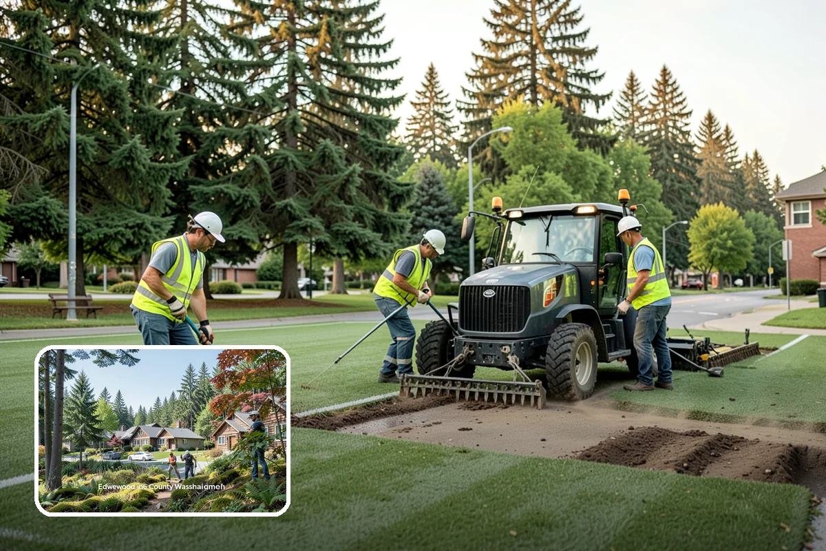 Flag & Marker Installation in Edgewood, Pierce County, WA - Consistent alignment and depth across every placement